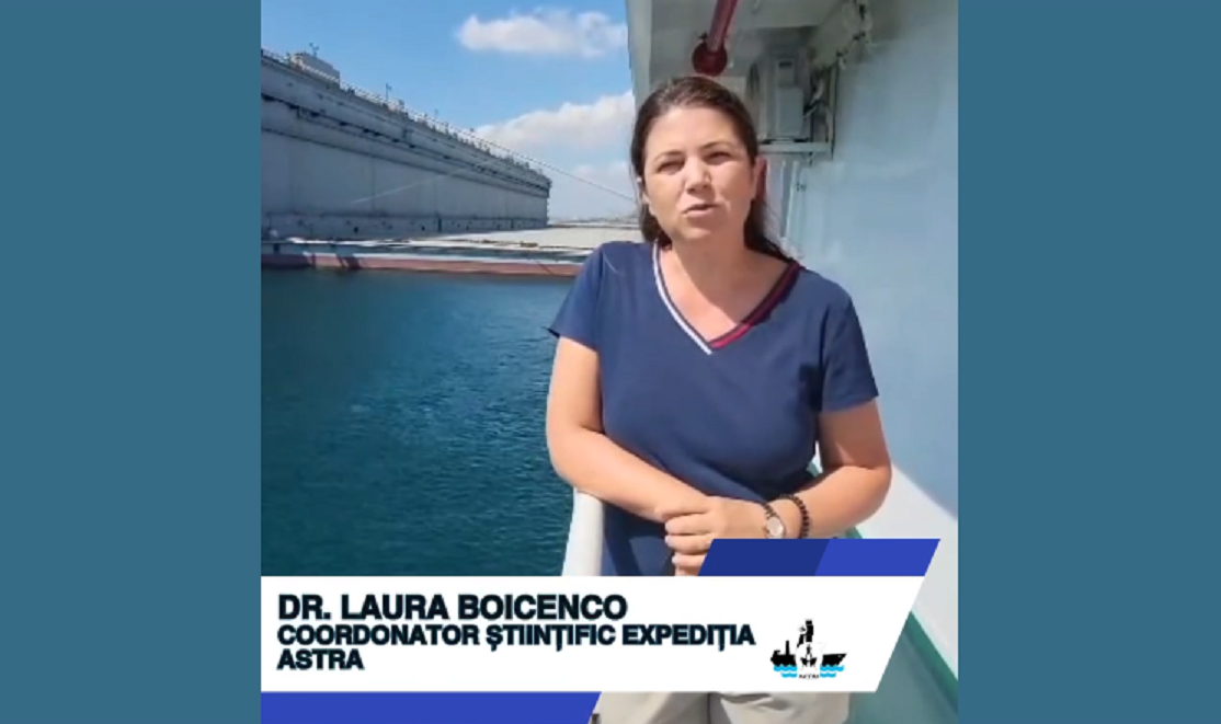 Лаура Бойченко. Скриншот відео: INCDM “Grigore Antipa”