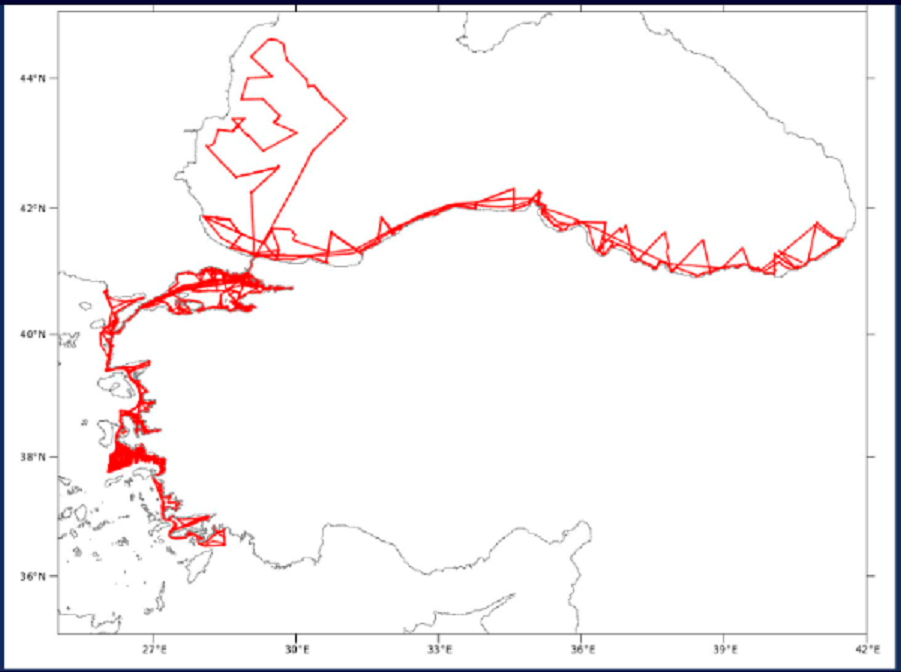 Карта проведення моніторингових досліджень. Візуалізація: ASTRA