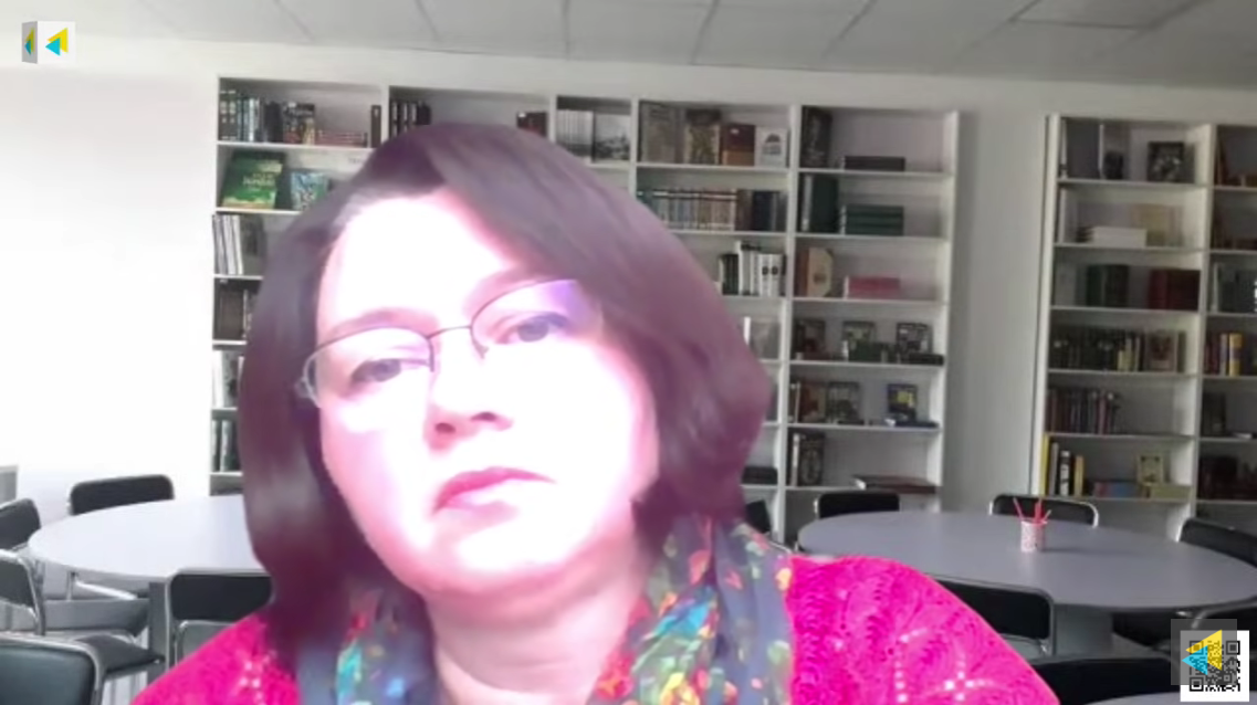 Дар'я Мальчикова, проректорка ХДУ. Скриншот відео