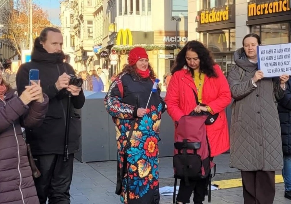 Акція в Бонні. Фото з соцмереж 