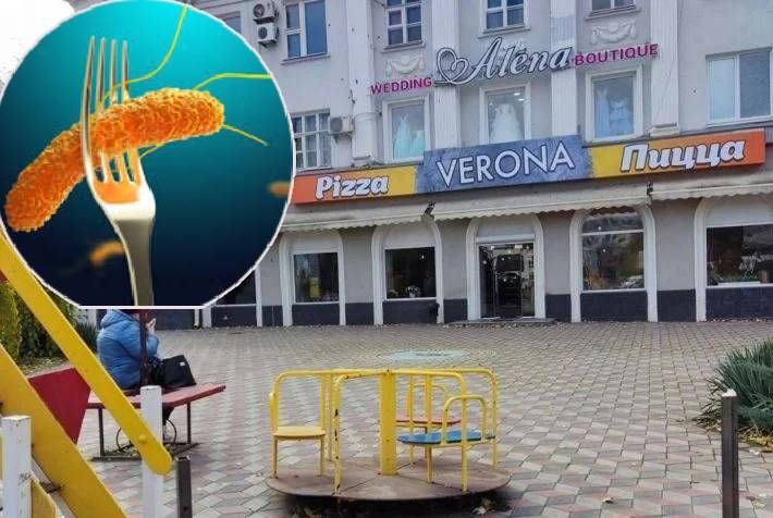 Кафе “Вєрона” у центрі ТО Мелітопополя потрапило у сальмонельозний скандал