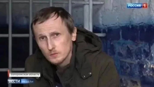 Георгій Левченко в камері Мелітопольського ІТТ, 2023 рік, скріншот пропагандистського відео