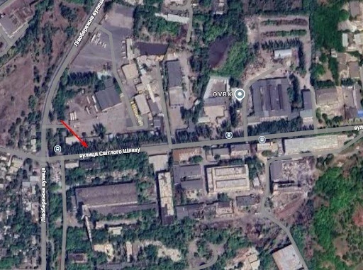 Район “Ізоляції” в Донецьку / фото Google Maps, 2025 рік