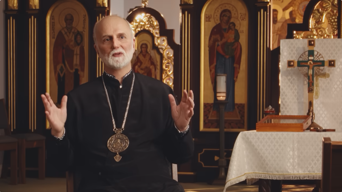 Борис Ґудзяк — архієпископ і митрополит Філадельфійський у США, засновник та президент Українського католицького університету. Скриншот відео
