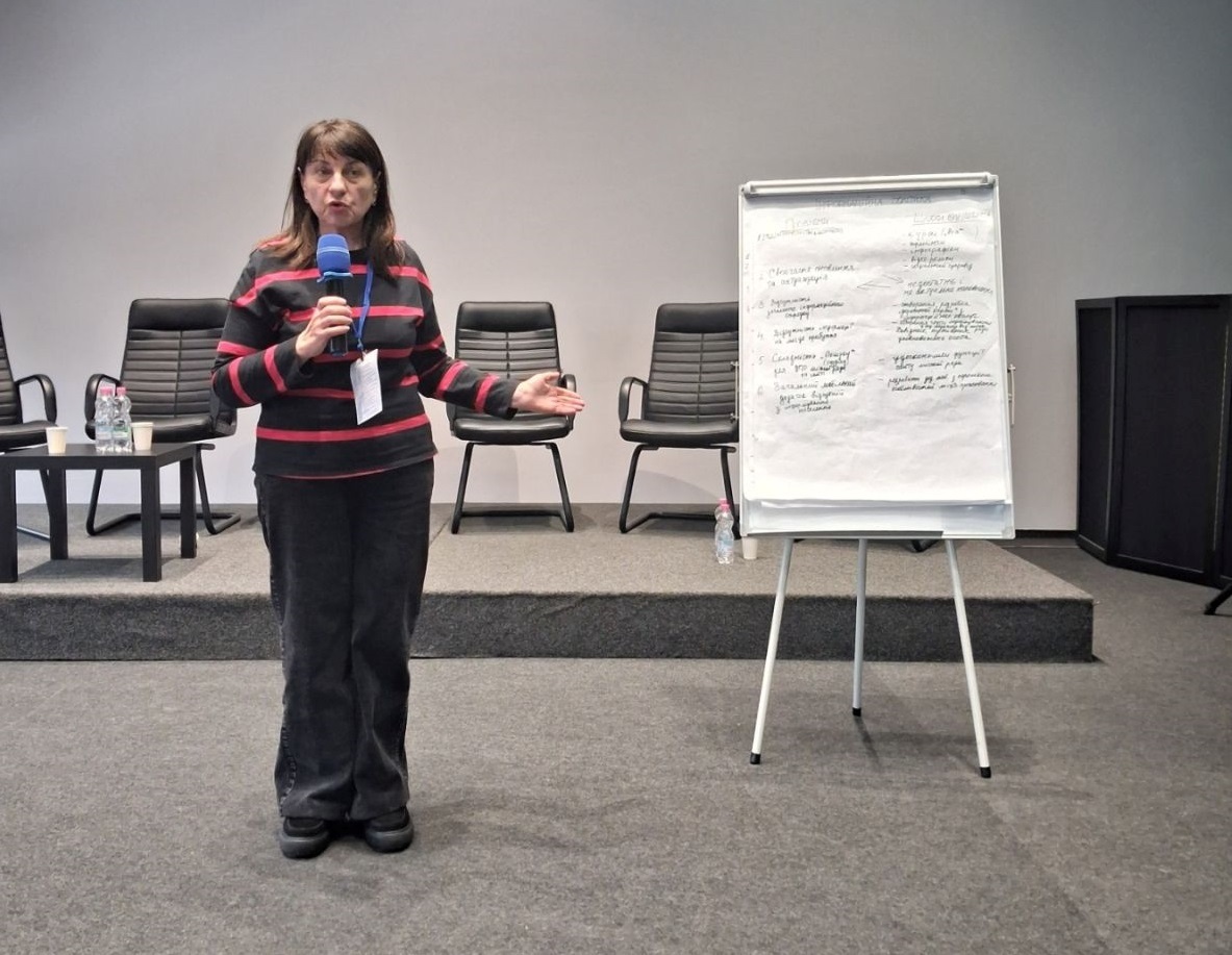 Ольга Клочко, директорка Опорного закладу Нижньосірогозький ліцей. Фото: Івано-Франківська міськрада