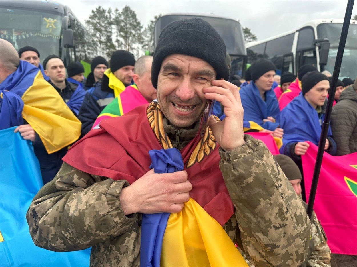 5 березня відбувся обмін військовополоненими між Україною та Росією. Фото: Telegram-канал Координаційного штабу з питань поводження з військовополоненими