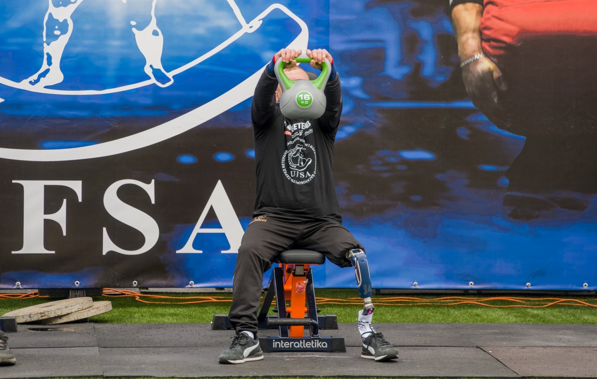 На Київщині пройшов І-й етап Кубка України: ветерани та військові змагалися у силі