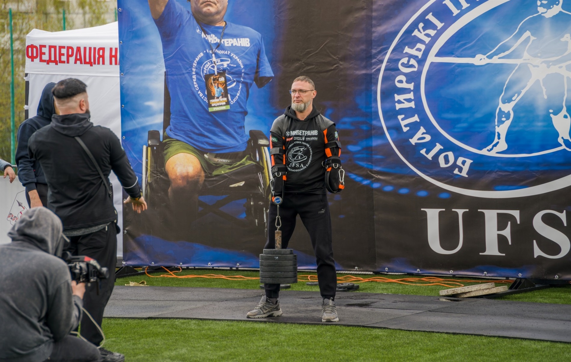 На Київщині пройшов І-й етап Кубка України: ветерани та військові змагалися у силі