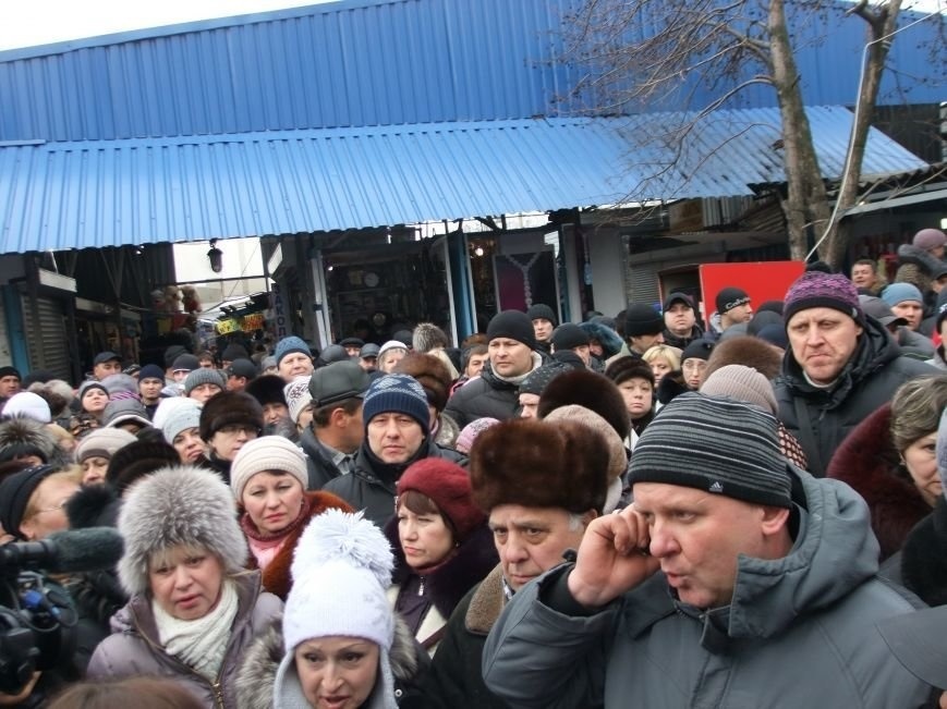 Мітинг підприємців ринку ”Аквілон” у 2014 році