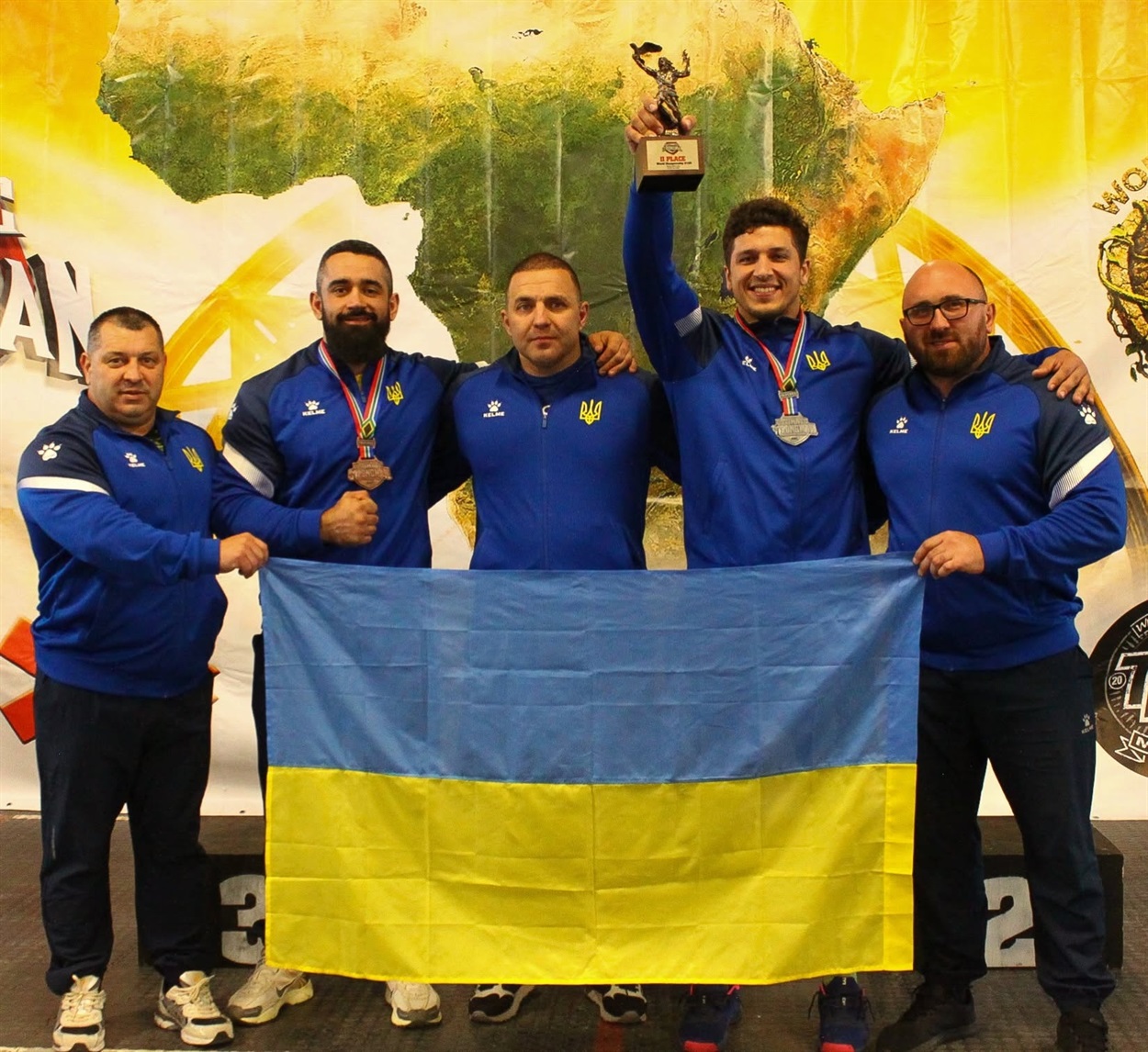 Здобутки української збірної на Чемпіонаті світу Ultimate Strongman у другий змагальний день. Фото: Валерій Газаєв / Facebook