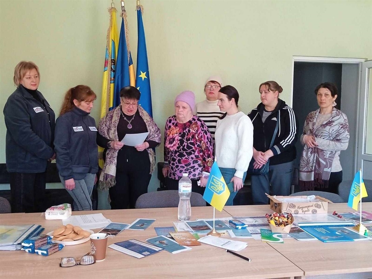 Новоодеська Рада ВПО приймає гостей учасників проєкту “Коло сильних” з Миколаєва. Фото: з архіву Валентини Суслової