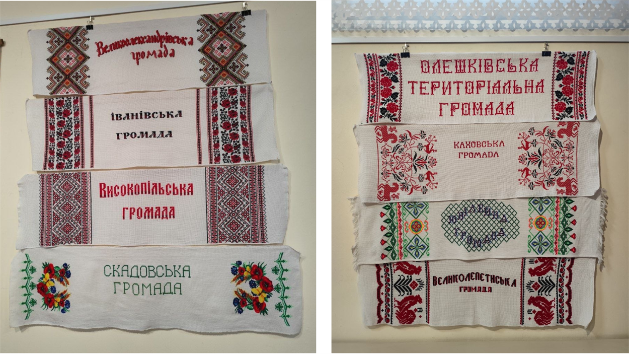 Колекція рушників “Херсонщина вишивана”. Фото: Одеський обласний центр української культури
